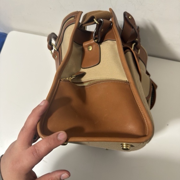 Ghurka Original Collection No. 200 Express II Leather /Twill Bag - Picture 5 of 15